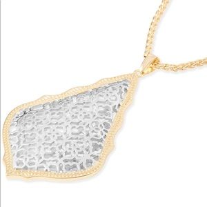 Kendra Scott Aiden Necklace gold/silver mix